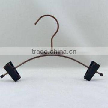 Creative Copper Metal Clips Hanger for Pants, Wire Skirt Hanger photo-3