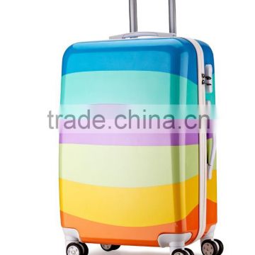 New product 2015 new colored crossing luggage bag, top brands trolley luggage bag