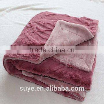Custom Design,hot sale! 100% polyester Super soft coral fleece blanket