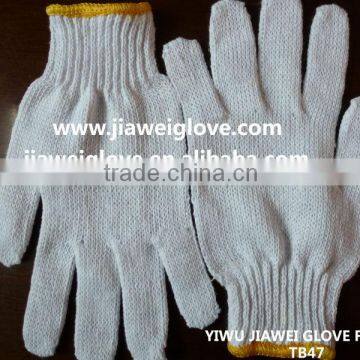 Hot, safety knitted cotton work gloves