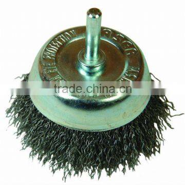 Shaft Mounted Cup Wire Brush, Stainless Steel