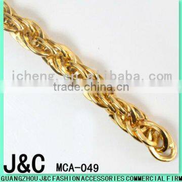 Twist brass chain f