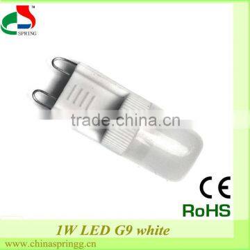 2013 Hot sale 220V LED G9 lamp 1W white