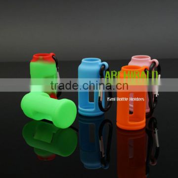 19 colors silicone case/sleeve/cover for e liquid 30ML bottle liquid thc e cigarette e-liquid box e liquid flavor