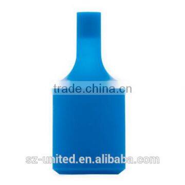 Blue silicone lamp covers