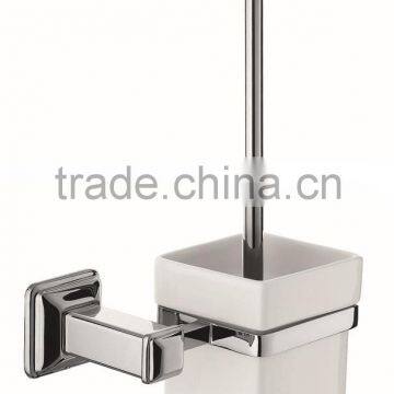 chrome coating glass toilet brush holder WC5228