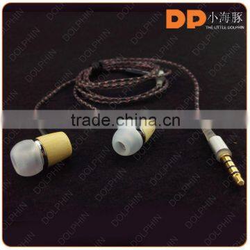 Gadgets 2016 Active Noise Cancelling Wooden Earbuds Wood Headphones for Apple Mobile Phone photo-4