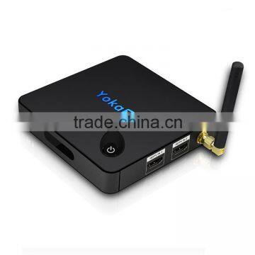 Yoka TV dual frequency wifi S905X quad core CPU penta core gpu on the top box