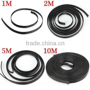 High Quality 1/4 Inch PET Braided Expandable Wire Sleeving