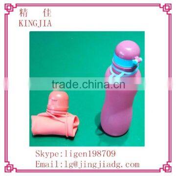 Silicone Collapsible and Portable Water Bottle for Travel and Sports