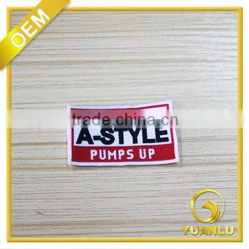 custom white label embroidery patch woven label