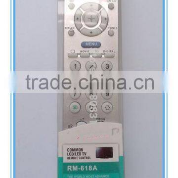 LCD/LED universal remote control for sony RM-618A silver color remote manufacturer