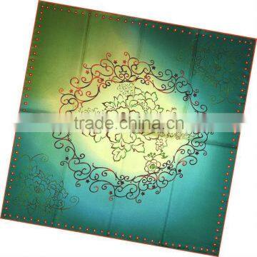 Factory Free Samples Custom Silk Scarf With Logo