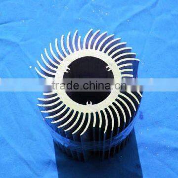 2014 unique design Aluminum lighting extrusion heat sink equipments from China