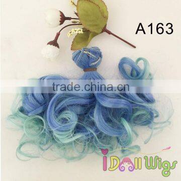 Cheap Synthetic Jerry Curly Hair Extensions for BJD SD Blythe Dolls no Shedding photo-4