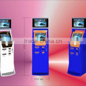 2014 cash payment kiosk with card dispenser