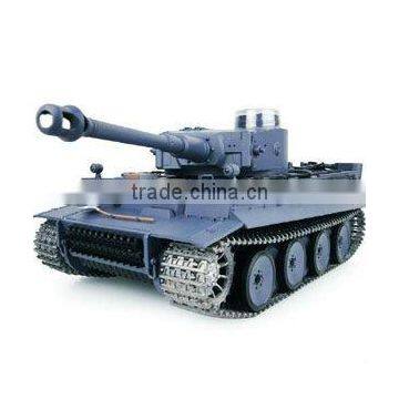 HOT!!!Metal RC Tank Model/German Tiger I Smoke and Sound Metal Pro 1:16 Electric RTR RC Tank (Metal Gear and Track Upgraded)