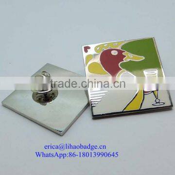 2016 Hot-sale Pin Badge Customized Pin People and Number Metal Badge