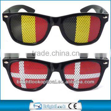 Hot Sell Pinhole Glasses Printing Sunglasses With Custom Pinhole Sticker Printing Flag Lens Pinhole Glasses (BSP2836)