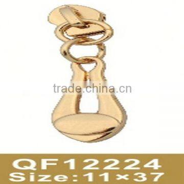 QF12224 wholesale zipper puller special gold color from China