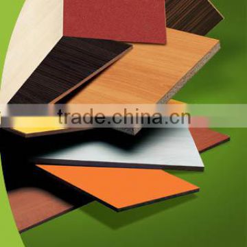 The lastest new style colorful standard size melamine faced mdf board used for furniture