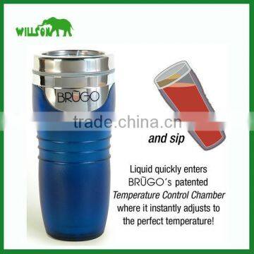 double wall stainless steel vacuum travel mug,Stainless steel, double insulated, vacuum sealed tumbler with coat