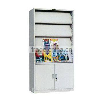 2016 HOT SALE STEEL MAGAZINE SHELF