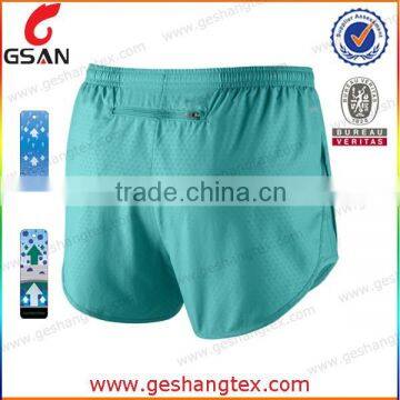 Polyester Spandex 4 Way Stretch Running Short photo-4
