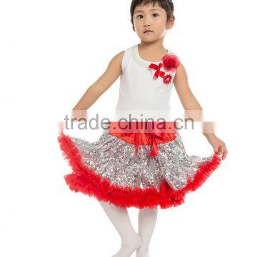 Wholesale Baby Girls Pettiskirt Ruffle Chiffon Petti Top Set 0-9 Years Tutu Pettiskirt photo-4
