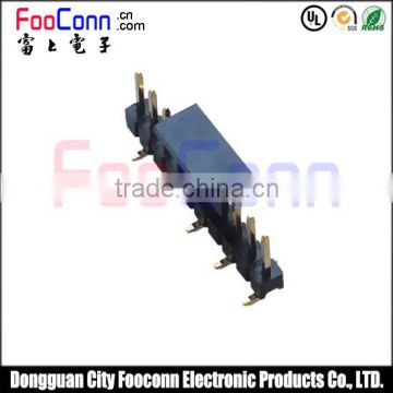 1.27mm pin header ,0.40SQ single row smt 6 pin connector