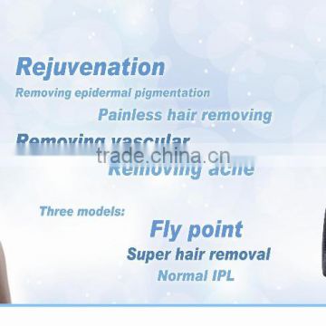 2015 High Frequency IPL Machine Pigmentation Removal Acne Removal Elight IPL Laser Hair Removal