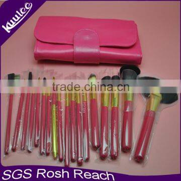 Top Selling Popular High Quality Wholesale Cheap Cosmetic 18Pcs Makeup Brush Set With Bag