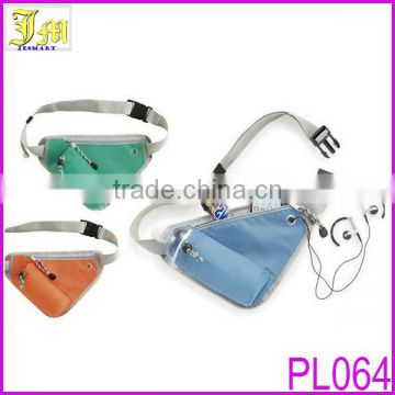 Korea Style New Hot Sale Sport Travel Waist Bag With Bottle Phone Bag Organizer