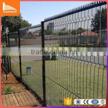 358 high security welded wire mesh fence system