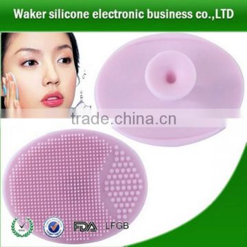 Round soft Silicone exfoliating Face Brush fan brush face paint