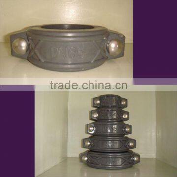 corrosion resisting concrete pump snap clamp coupling grooved pipe