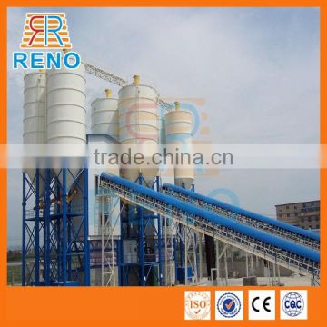 ISO certification of HZS concrete batching plant of good quality for sale