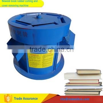 Neweek automatic 1 ton hourly rotary book glue cutting and cover removing machine