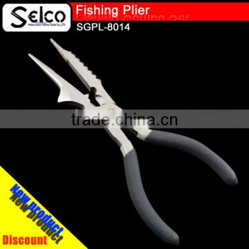 High grade Germany type nickle plated long nose plier long nose clamp pliers