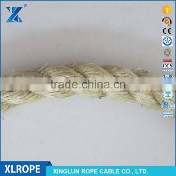 3 Strand Natural Sisal Fiber Rope Helicopter Anti Slip Network