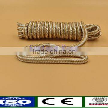 Braided marine rope with UV resistance