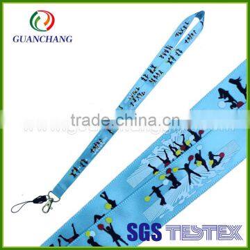 colorful satin ribbon lanyards