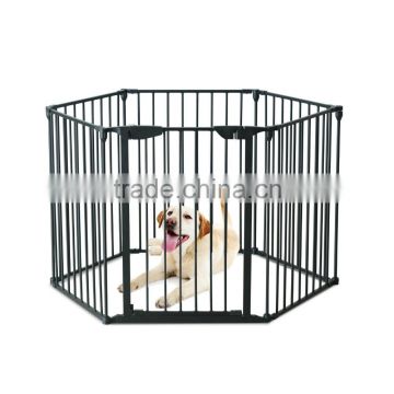 Portable 6 Panels Metal Steel Pet Dog Playpen