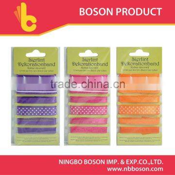 6 pcs color lace ribbon