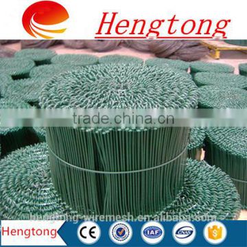 Best price! Black Annealed Wire /PVC Coated double loop wire ties/galvanized iron wire