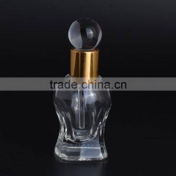 Wholesale Unique Shaped 10ml Glass Essential Oil Bottles Empty Clear Glass Perfume Bottle With Glass Stick Stopper photo-2