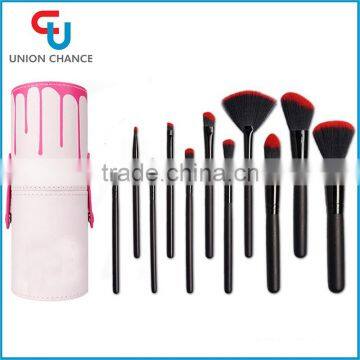 11Pcs Custom Logo Makeup Brushes Set with Portable Bucket