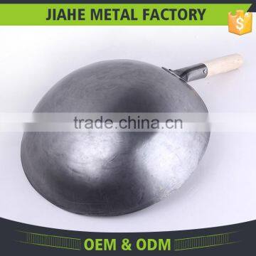Hotel Kitchen Utensils 12 13 14 15 16 Inch Steel Carbon Wok photo-4