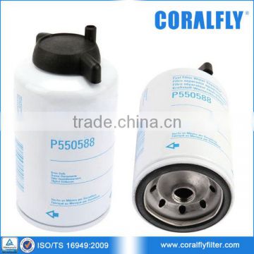 With Drain Secondary Spin-on Fuel Filter P550588