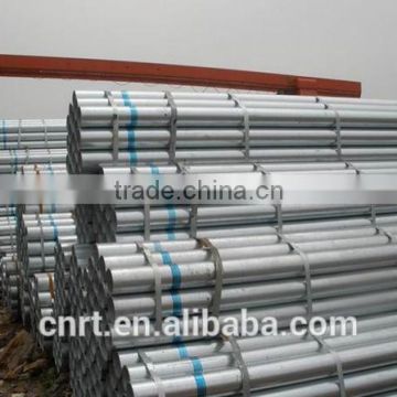 GALVANIZED ROUND PIPES, ASTM A53 GR.B SCH.40 PLAIN END